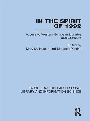 cover image of In the Spirit of 1992